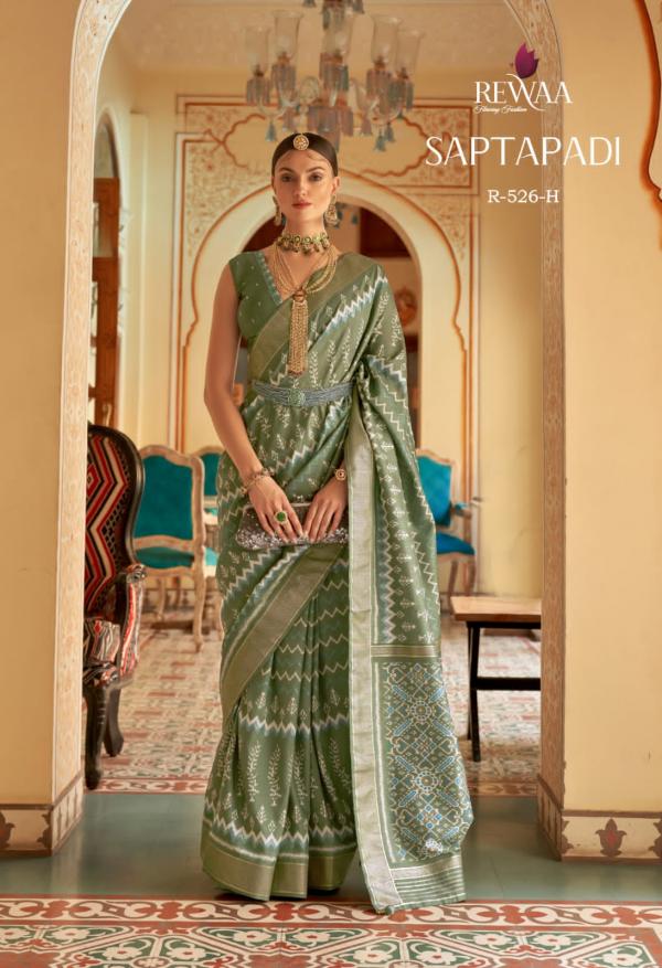 Rewaa Saptapadi Designer Patola Silk Saree Collection